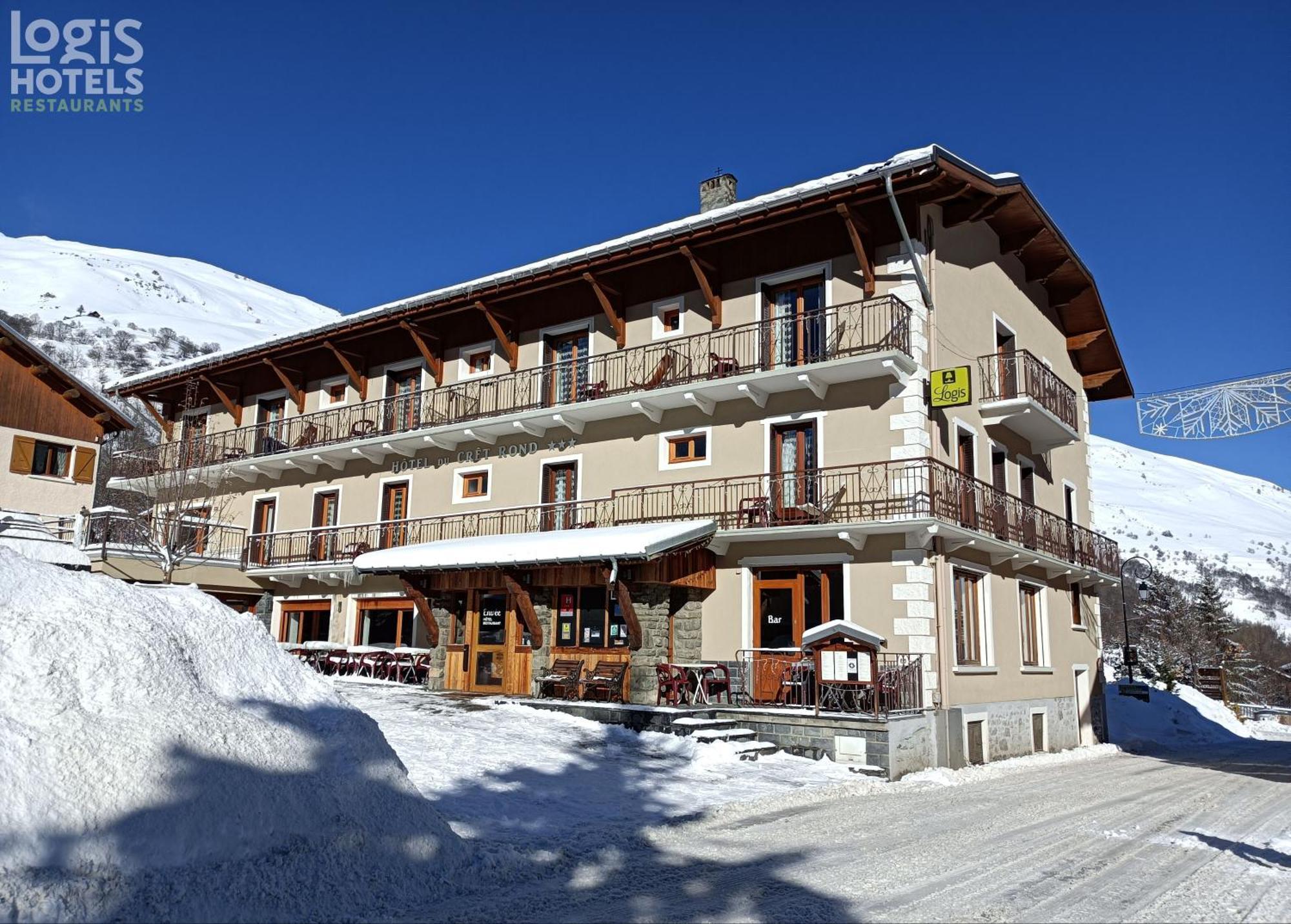Hotel Du Cret Rond Valloire Exteriör bild